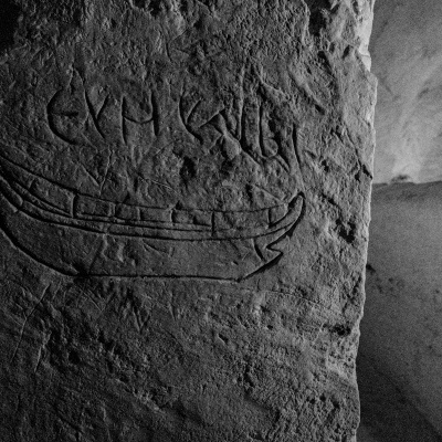 Pormenor das Catacumbas de São Paulo P&B