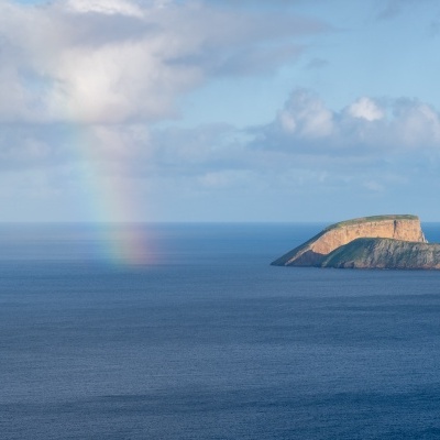 Ilhéu das Cabras visto do Monte Brasil