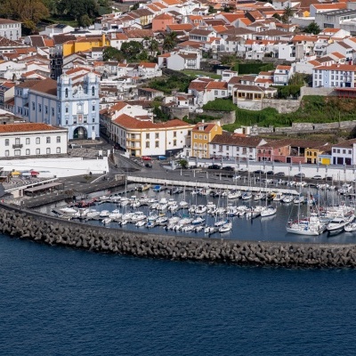 Cidade de Angra do Heroísmo vista do Monte Brasil