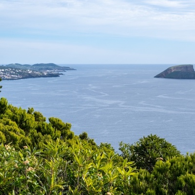 Ilhéu das Cabras visto do Monte Brasil
