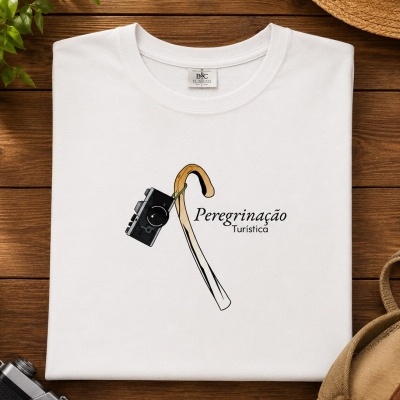 T-Shirt Essencial com Logótipo