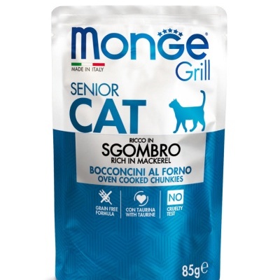 MONGE- GATO SENIOR CAVALA- 85gr