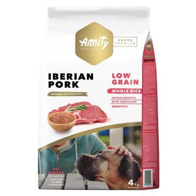 AMITY SUPER PREMIUM - CÃO ADULTO - PORCO IBÉRICO - 4KG