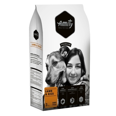 AMITY PREMIUM - CÃO ADULTO - CORDEIRO E ARROZ - 3KG