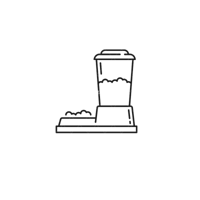 Comedouros e bebedouros