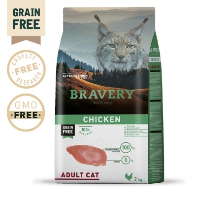 BRAVERY - GATO ADULTO- FRANGO