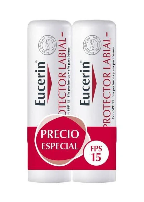Eucerin Protector Labial SPF 20 4,8gr Pack 2 unidades Eucerin Protector Labial SPF 20 4,8gr Pack 2 unidades