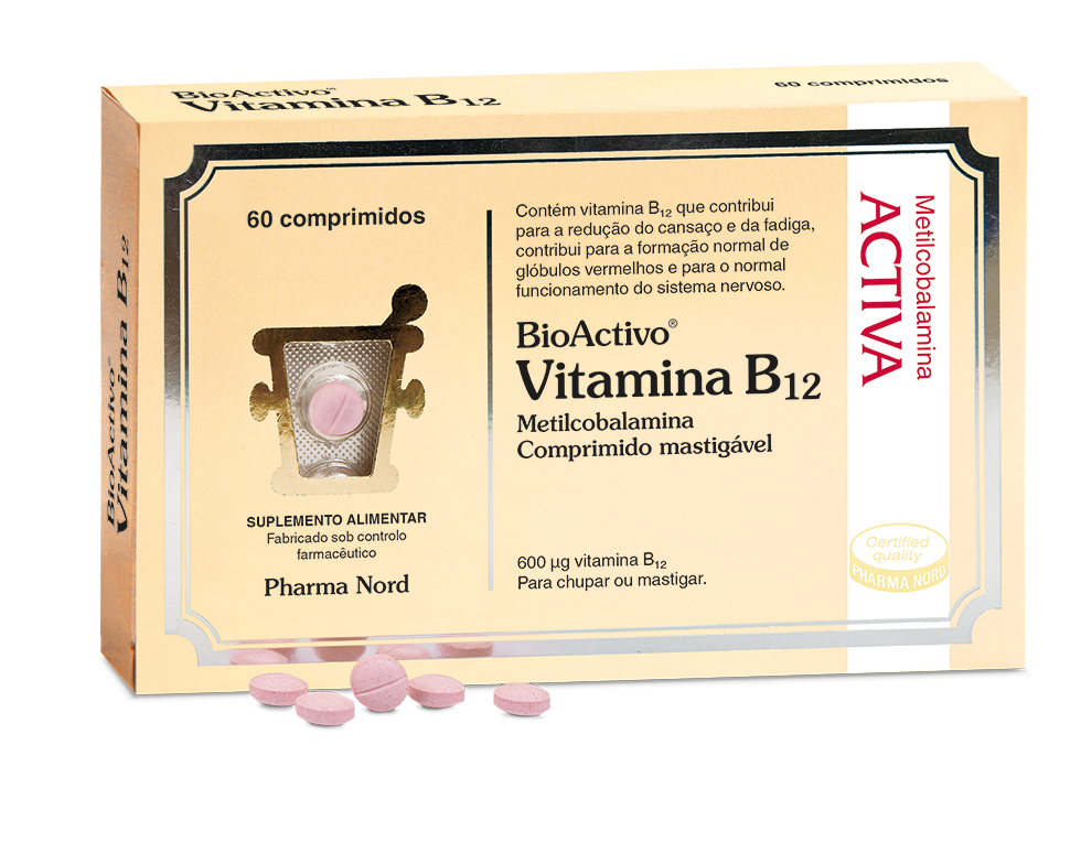 BioActivo Vitamina B12 60 comprimidos BioActivo Vitamina B12 60 comprimidos