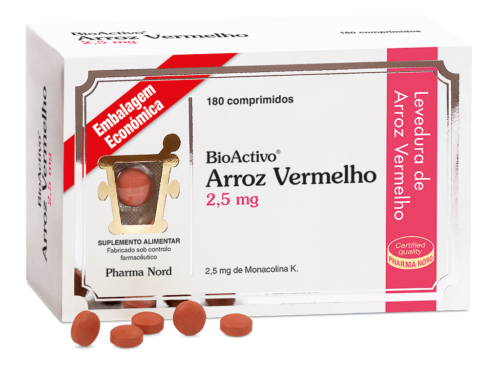 BioActivo Arroz Vermelho 2,5 mg 180 comprimidos BioActivo Arroz Vermelho 2,5 mg 180 comprimidos
