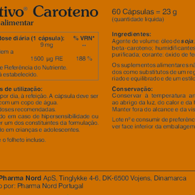 BioActivo Caroteno 60 cápsulas