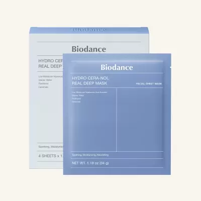 Biodance - Hydro Cera-Nol Real Deep Mask, 34g x 4 unidades