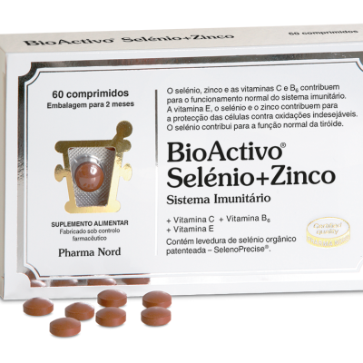 BioActivo Selénio + Zinco 60 comprimidos