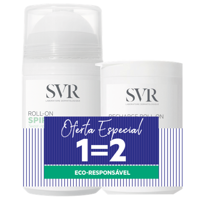 SVR Spirial Desodorizante Roll-On 50ml + Recarga 50ml