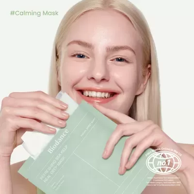 Biodance - Refreshing Sea Kelp Real Deep Mask 1 Box, 34g x 4 unidades