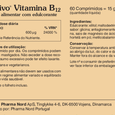 BioActivo Vitamina B12 60 comprimidos