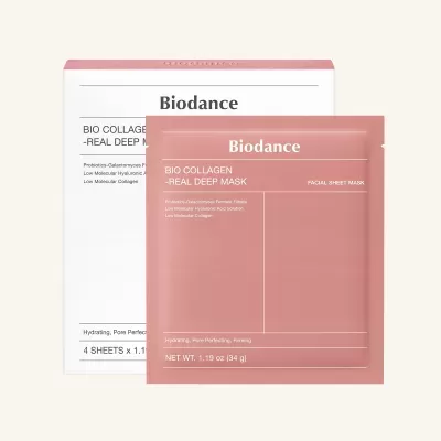 Biodance Bio-Collagen Real Deep Mask Máscara Facial 4 unidades