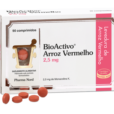 BioActivo Arroz Vermelho 2,5 mg 90 comprimidos