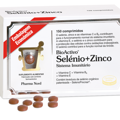 BioActivo Selénio + Zinco 150 comprimidos