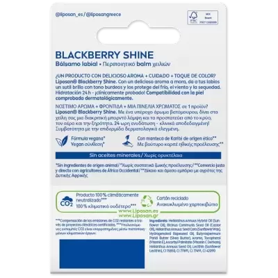 Liposan BlackBerry Shine Bálsamo Labial 4.8gr