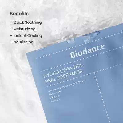 Biodance - Hydro Cera-Nol Real Deep Mask, 34g x 4 unidades