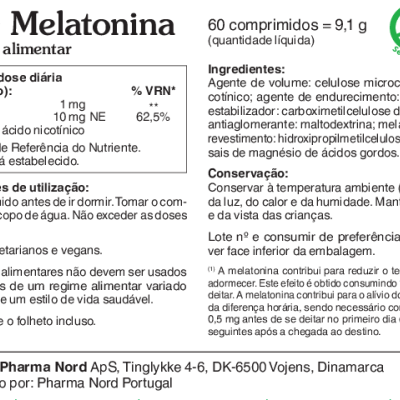 BioActivo Melatonina 60 comprimidos