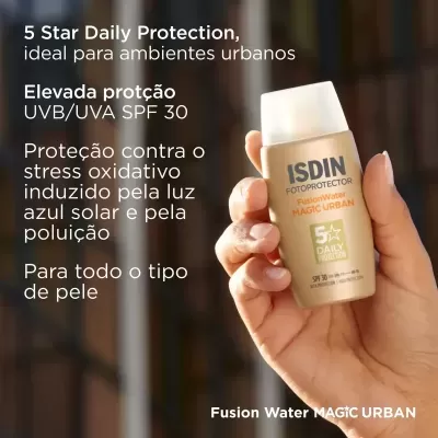 Isdin Fotoprotetor Fusion Water Magic Urban SPF30 50ml