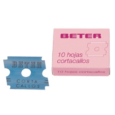 Lâminas de recarga para corta-calos Beter (10 unidades)