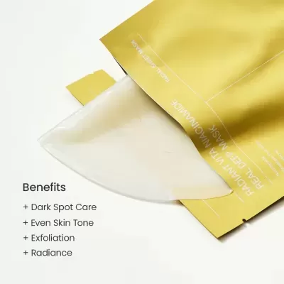 Biodance - Radiant Vita Niacinamide Real Deep Mask 1Box, 34g x 4 unidades