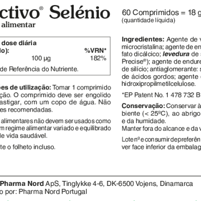 BioActivo Selénio 60 comprimidos