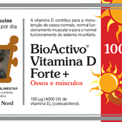 BioActivo Vitamina D Forte + 80 cápsulas