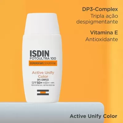 Isdin FotoUltra 100 Active Unify Color Fluído com Cor SPF50+ 50ml