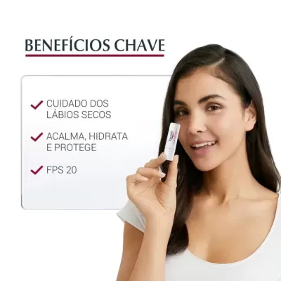 Eucerin Protector Labial SPF 20 4,8gr Pack 2 unidades