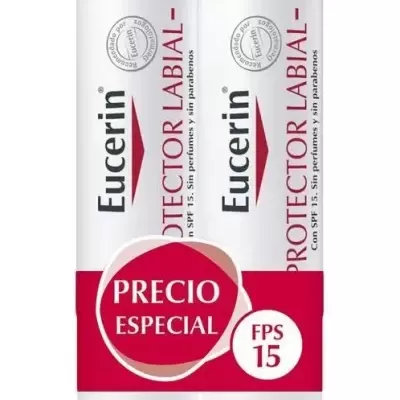 Eucerin Protector Labial SPF 20 4,8gr Pack 2 unidades
