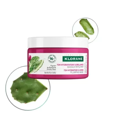 Klorane Máscara Figo da Índia Hidratação e Brilho 250mL