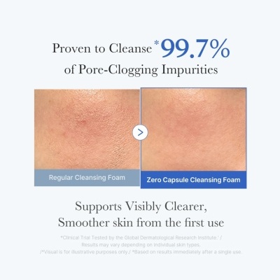 Medicube – Zero Pore Clear Capsule Cleansing Foam, 120ml