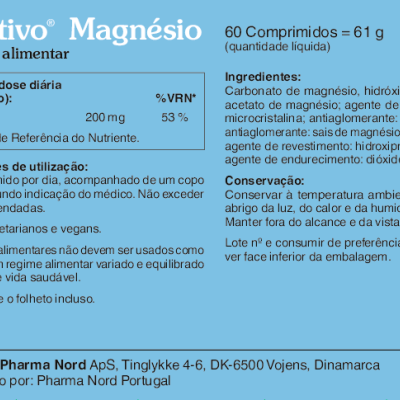 BioActivo Magnésio 60 comprimidos