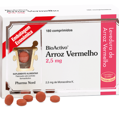 BioActivo Arroz Vermelho 2,5 mg 180 comprimidos