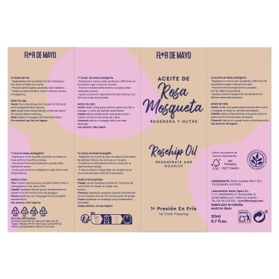Flor de Mayo Óleo de Rosa Mosqueta 20 ml