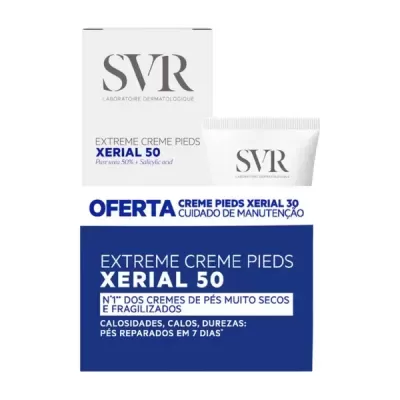 SVR Xerial 50 Creme Pés 50mL + Oferta Xerial 30 Creme Pés 50mL