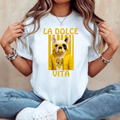 T-shirt personalizada la dolce vita