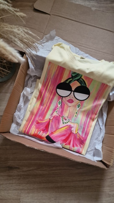 T-shirt desenho artístico