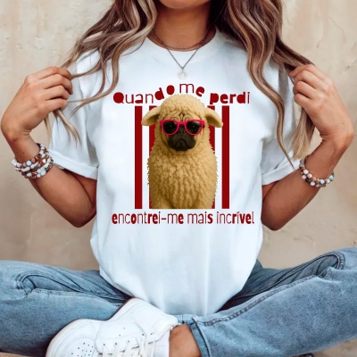 T-shirt personalizada quando me perdi