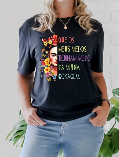 Tshirt personalizada CORAGEM