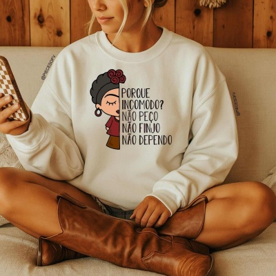 Sweatshirt personalizada Porque incomodo?