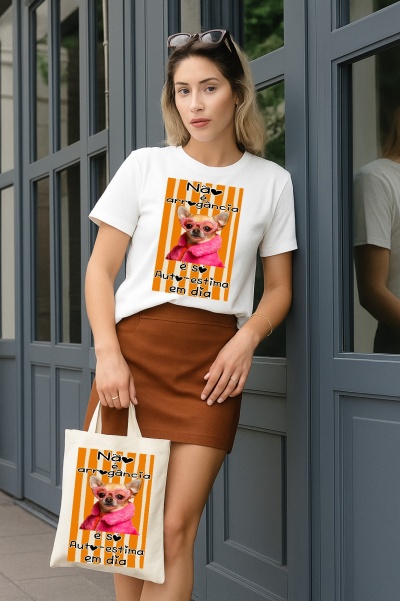 T-shirt personalizada não é arrogância