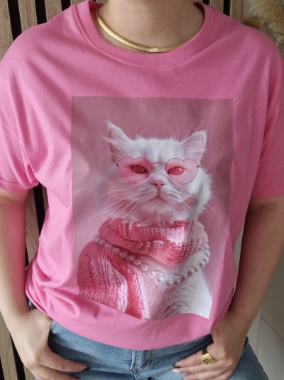 T-shirt gato