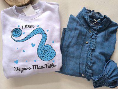 Sweat 1.55m de puro mau feitio