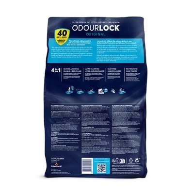 Litter Ultra-Aglomerante para gatos "Odourlock" - Unscented