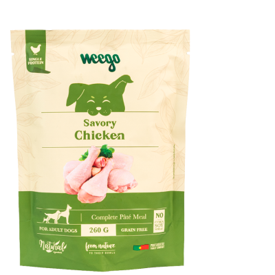 Weego Wet Dog Food Savory 260g