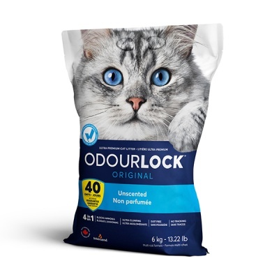 Litter Ultra-Aglomerante para gatos "Odourlock" - Unscented